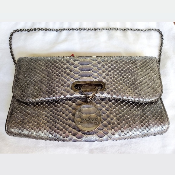 Christian Louboutin Handbags - Christian Louboutin Python Clutch Christian Louboutin Handbags - Christian Louboutin Python Clutch
